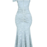 Blue bell floral maxi dress