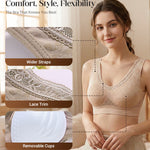 Women’s Seamless Lace Wireless Support Bra