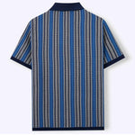 KZZ Men's High-Quality Short-Sleeve Knit Shirt