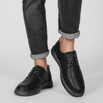Men's Textured Derby Shoes | Refined Smart-Casual Fit