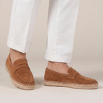 Riviera | Espadrillas in Camoscio — Marrone