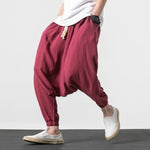 Solid Color Casual Loose Harem Pants