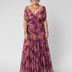 Calen | Off Shoulder Flow Midi Dress