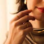 Modern Curved Design Ring