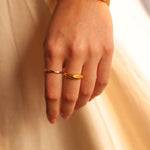 Modern Curved Design Ring