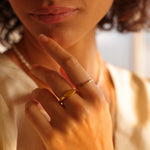 Modern Curved Design Ring