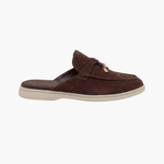 Mediterraneo | Mocassino Aperto Camoscio — Marrone