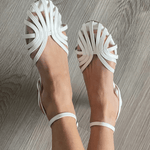 Victoria | Gold Jewel Sandals
