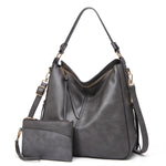 Hannah - Luxury Leather Hobo Anti-Theft Handbag