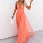 Jessica | Coral Light Long Dress