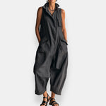 Gaia | Jumpsuit Oversize con Colletto Alto