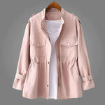 Women's Drawstring Waist Utility Jacket