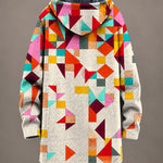 Eliana Artful Print Hooded Jacket