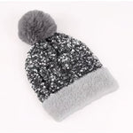 Women's Sequin Pom Pom Beanie