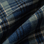 Reversible Cropped Boxy Plaid Lined Zip Up Hoodie Jacket