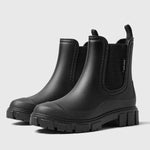 Women's Embossed Slip-On Rain Shoes