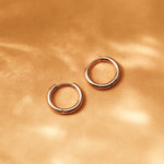 Small Slim Hoops 14mm