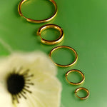 Small Slim Hoops 14mm