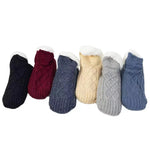 Fleece-Lined Indoor Slipper Socks