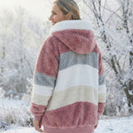 Ombretta | Cappotto Peluche Bicolore