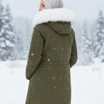 Rina | Parka con Cappuccio Bordato
