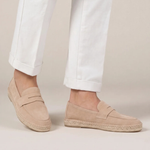 Riviera | Espadrillas in Camoscio — Beige