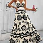 Marbella Bloom Floral Cutout Maxi Dress