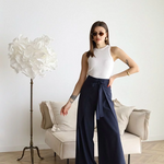 Nila | Pantalon portefeuille taille haute
