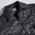 Retro Quilted Embroidered Loose-fitting Cotton Jacket