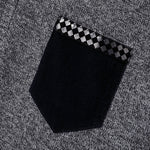 KZZ Men's half-zip sweater with a zippered pocket