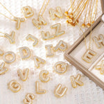 Pavl Bubble Letter Monogram Necklace