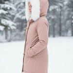Rina | Parka con Cappuccio Bordato