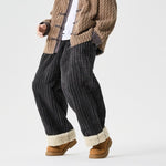 Thickened Reversible Corduroy Trousers