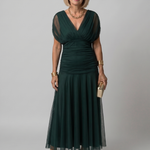 Calen | Off Shoulder Flow Midi Dress