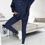 Casual and Comfortable Three-piece Sweatshirt Set