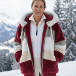 Ombretta | Cappotto Peluche Bicolore