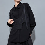 Fake Two-piece Loose Casual Shirt