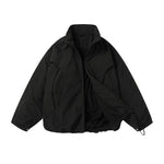 Retro Loose-fitting Thick Stand-up Collar Jacket