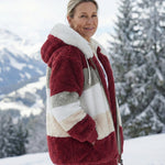 Ombretta | Cappotto Peluche Bicolore