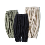Summer Wide-Leg Crop Pants