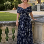 Calen | Off Shoulder Flow Midi Dress
