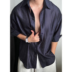 Solid Color Loose Casual Shirt