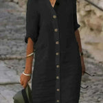 Avera | Breezy Comfort Shirt Dress