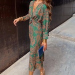 Isadora | Printed Midi Dress
