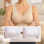 Women’s Seamless Lace Wireless Support Bra