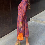 Isadora | Printed Midi Dress