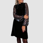 MARTINA | ELEGANT SUEDE DRESS