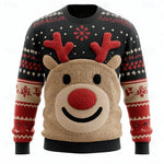JollyStitch Reindeer Knit Sweater