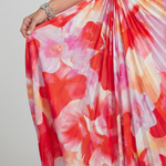 Taya | One Shoulder Pleated Bodice Midi Dress