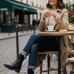 Léonie | Bottines en cuir à talon confortable
